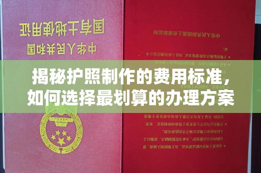 五峰揭秘护照制作的费用标准，如何选择最划算的办理方案？