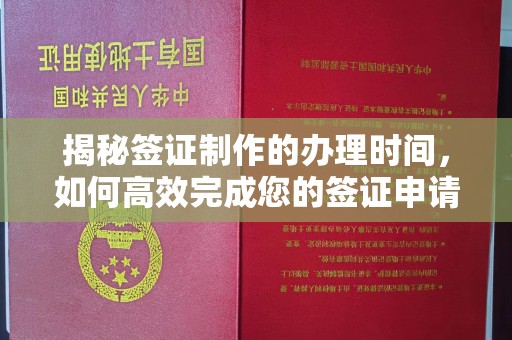 五峰揭秘签证制作的办理时间，如何高效完成您的签证申请